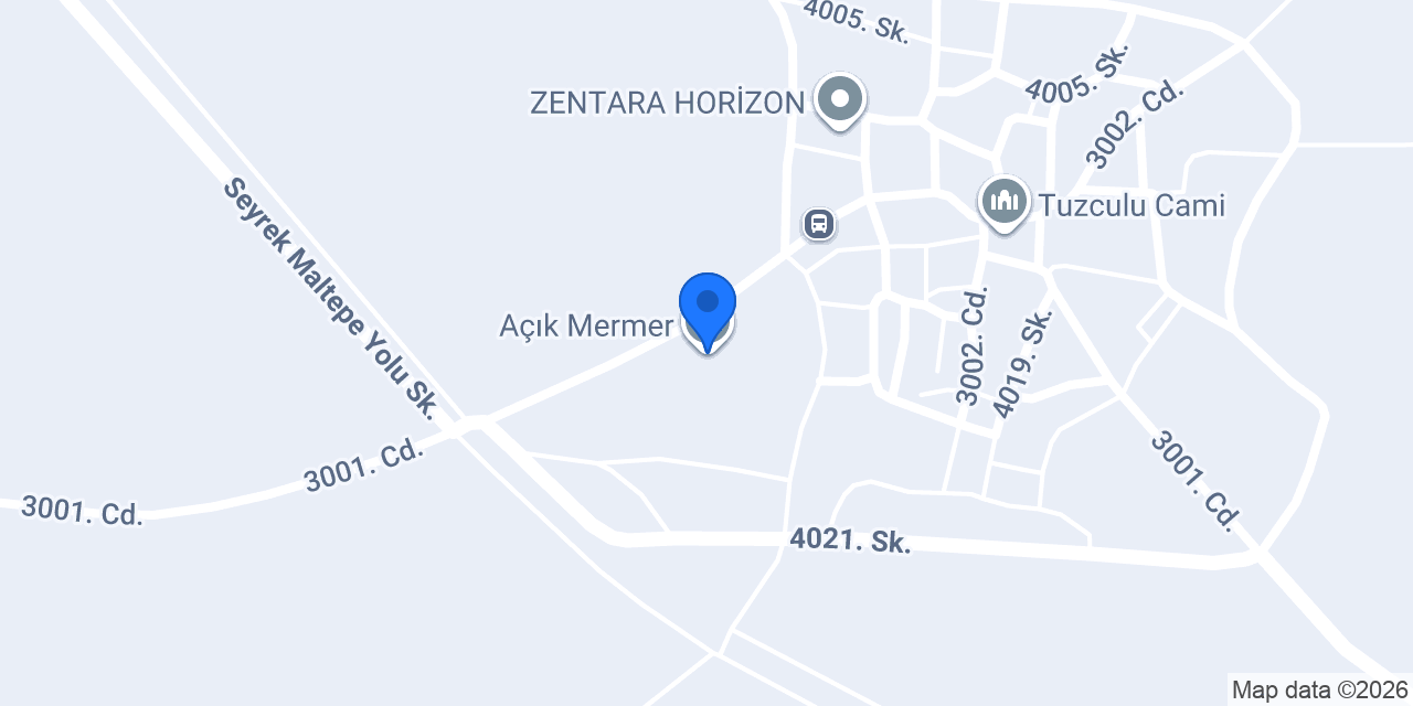 Açık Mermer konumu