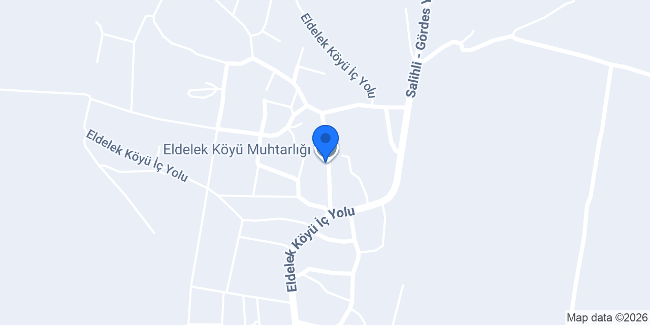 Eldelek Köyü Muhtarlığı konumu