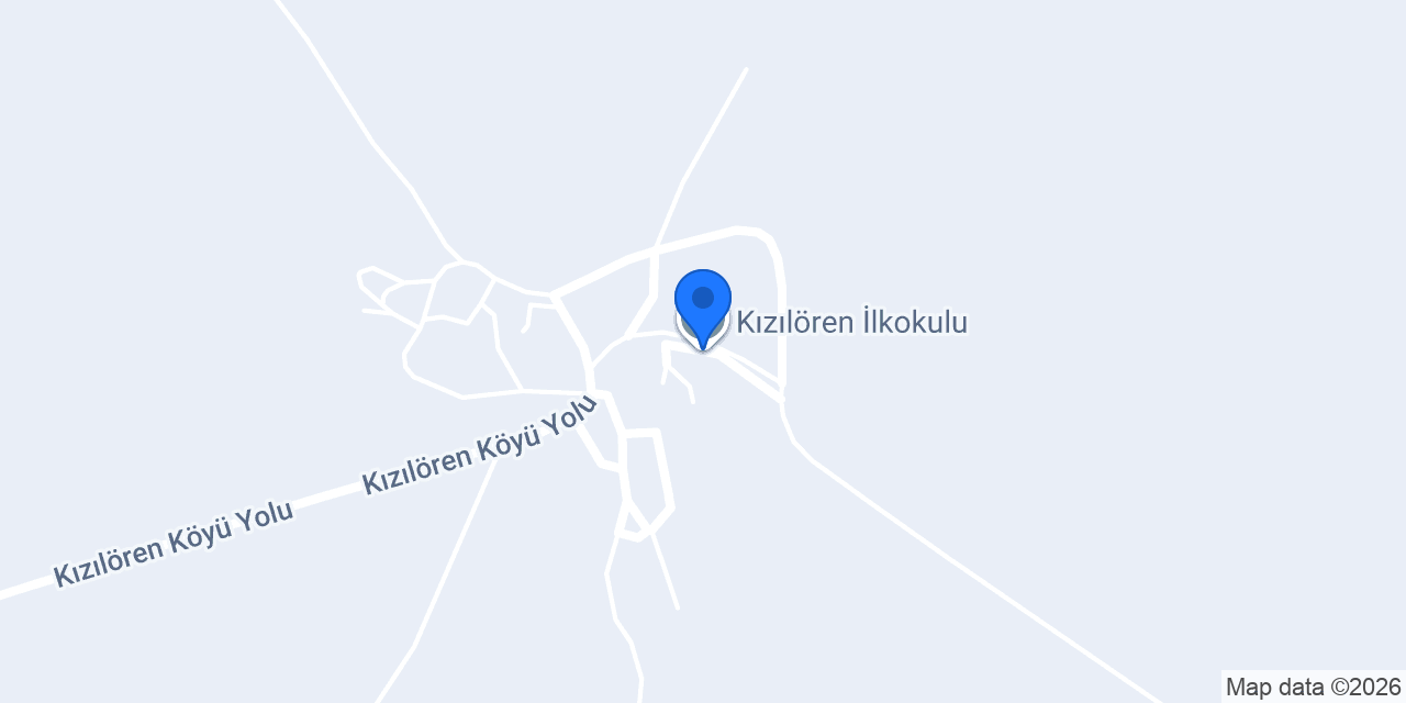 Kızılören İlkokulu konumu