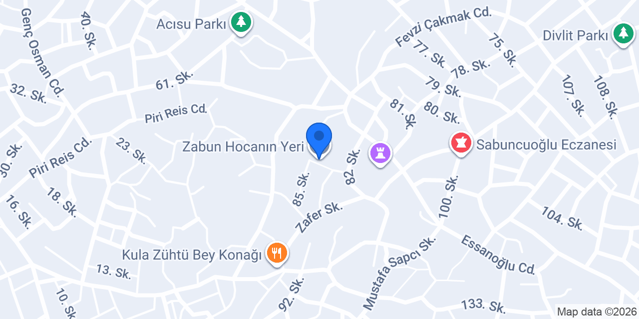 Zabun Hocanın Yeri konumu