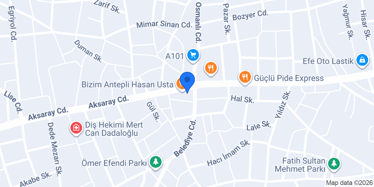 Oses Çiğköfte konumu