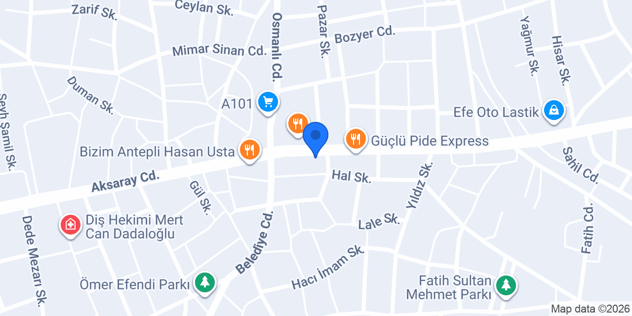 Acıgöl Durak Taksi konumu