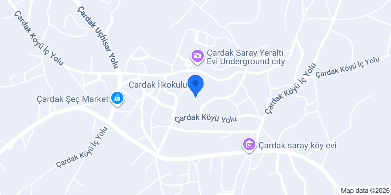 Çardak İlkokulu konumu