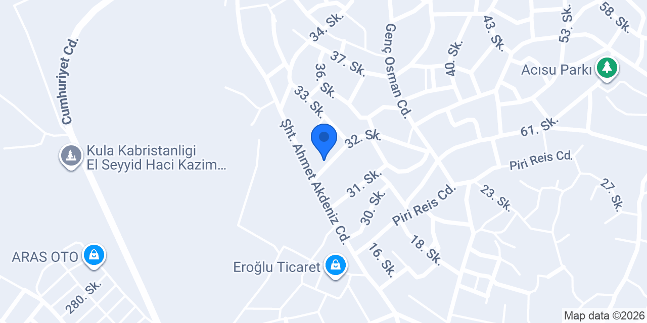 Ünal Ev Tekstili Avize konumu