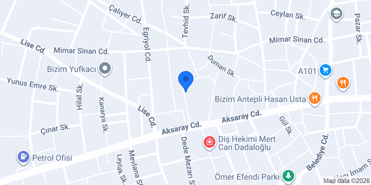 Acıgöl İlçe Emniyet Amirliği konumu
