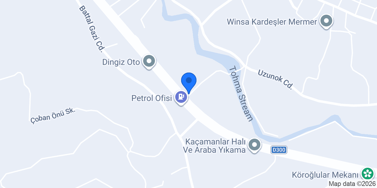DARENDE OTO LASTİK konumu