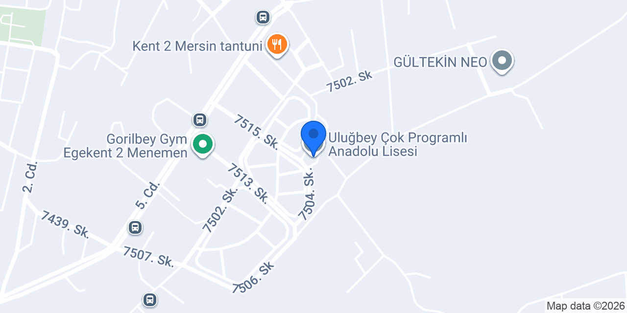 Uluğbey Çok Programlı Anadolu Lisesi konumu
