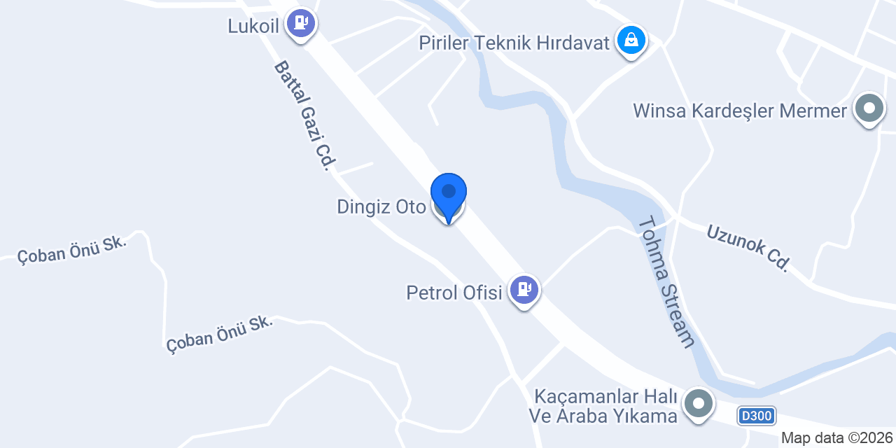 Dingiz Oto konumu