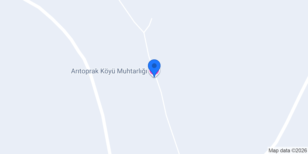 Arıtoprak Köyü Muhtarlığı konumu