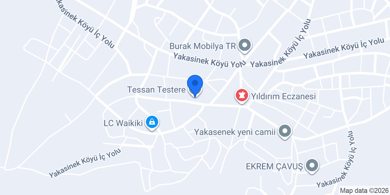Tessan Testere konumu
