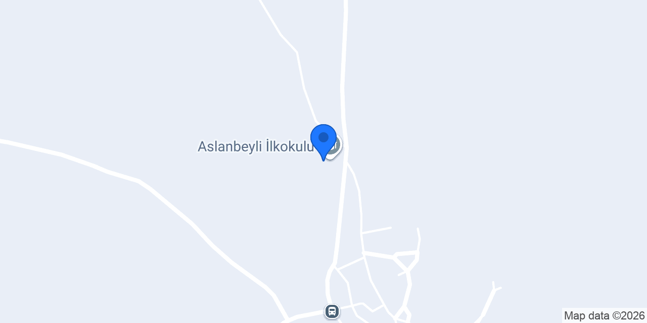 Aslanbeyli İlkokulu konumu