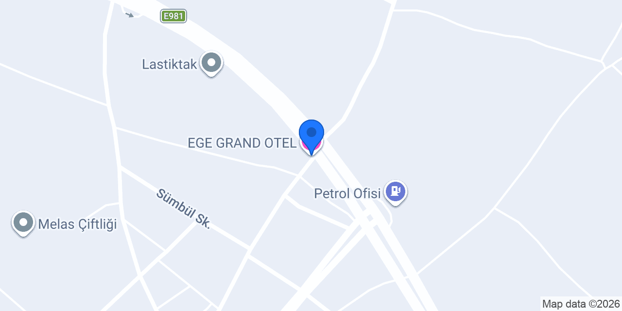 EGE GRAND OTEL konumu