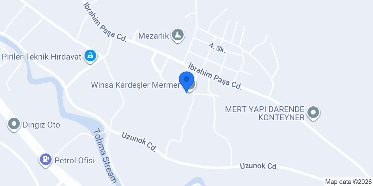 Winsa Kardeşler Mermer konumu