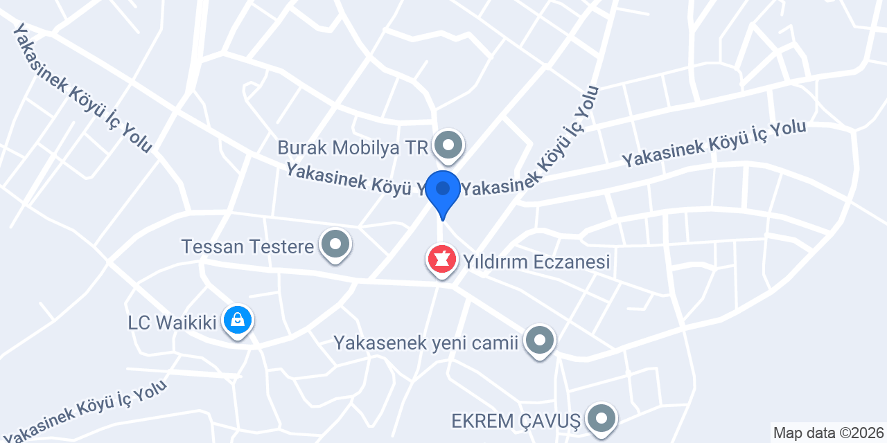 Ptt-yakasenek Şubesi konumu