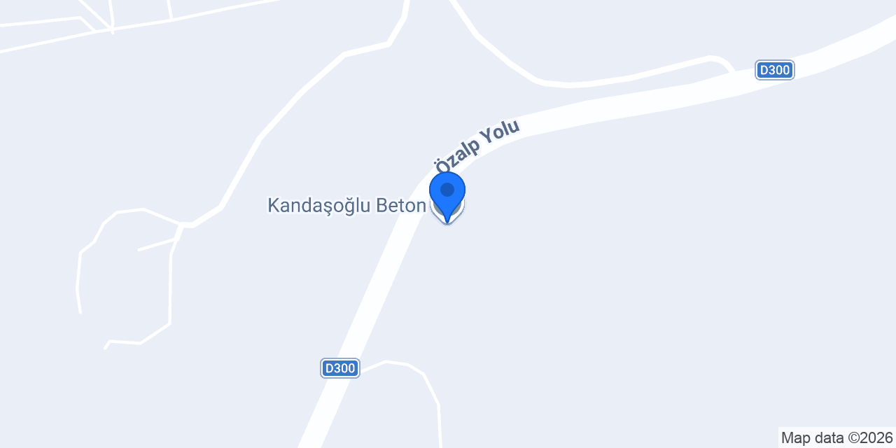 Kandaşoğlu Beton konumu