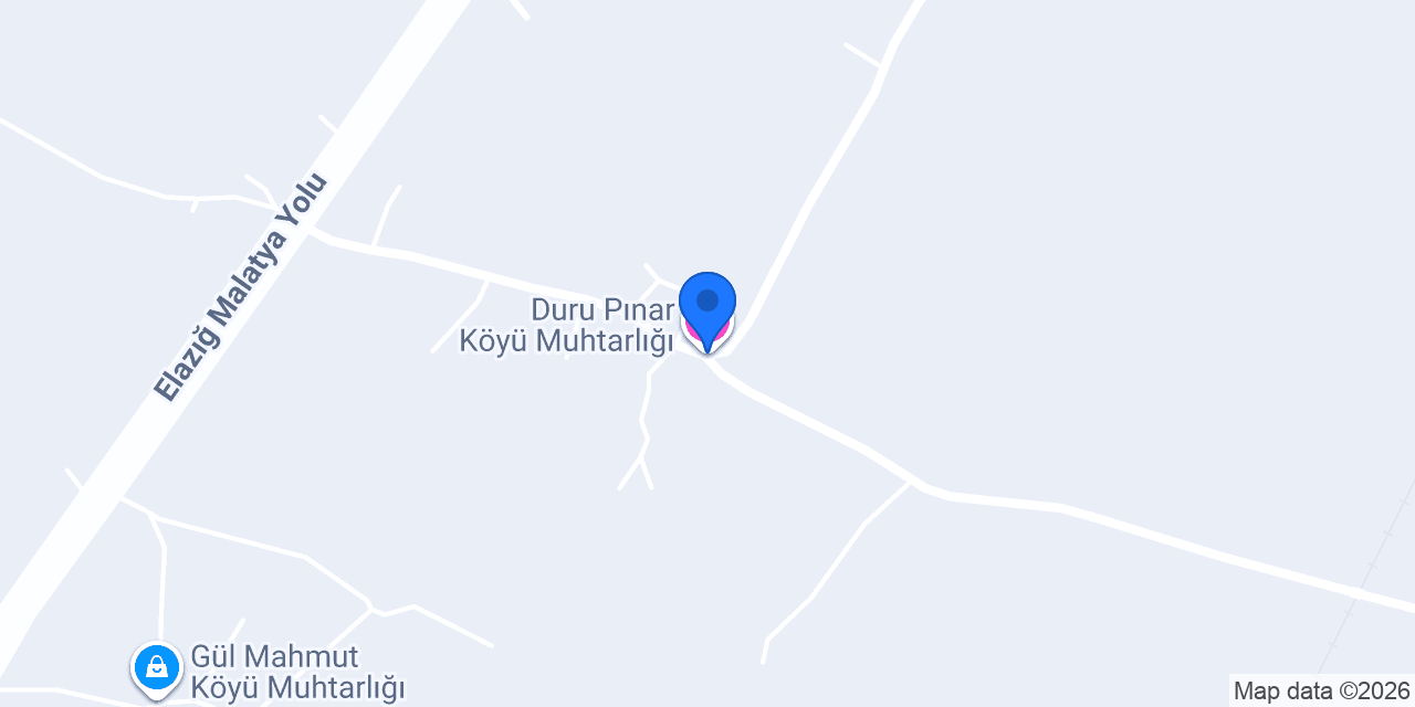 Duru Pınar Köyü Muhtarlığı konumu