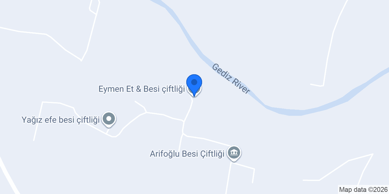 Eymen Et & Besi çiftliği konumu