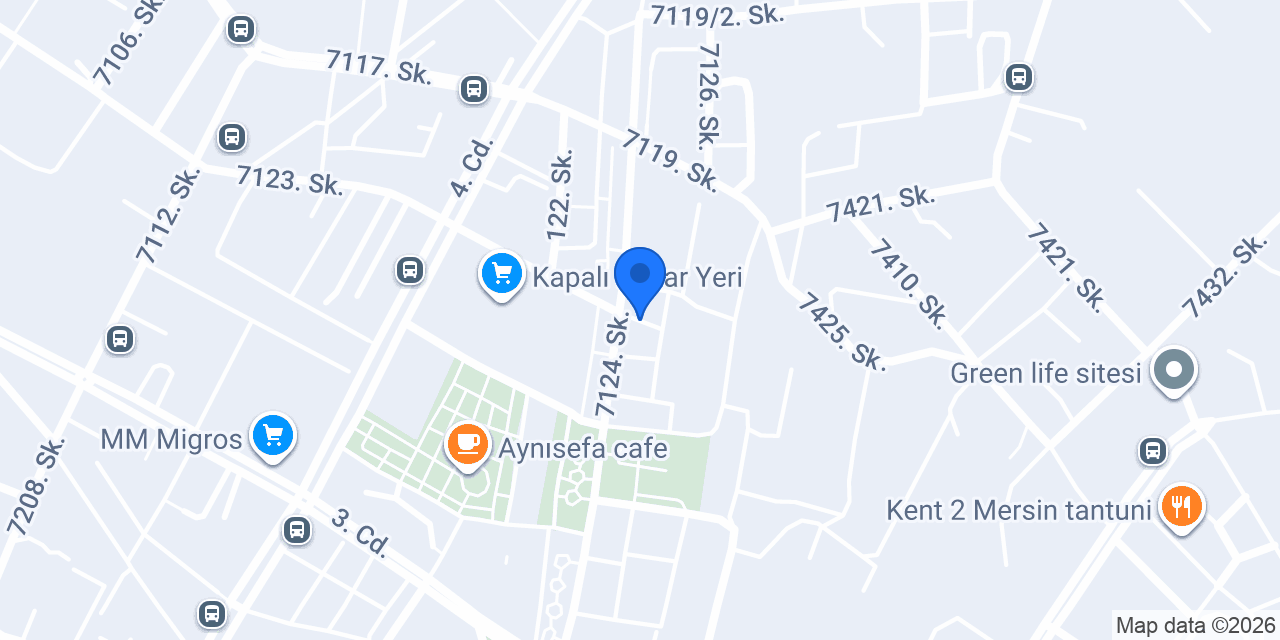 Egem Döner konumu