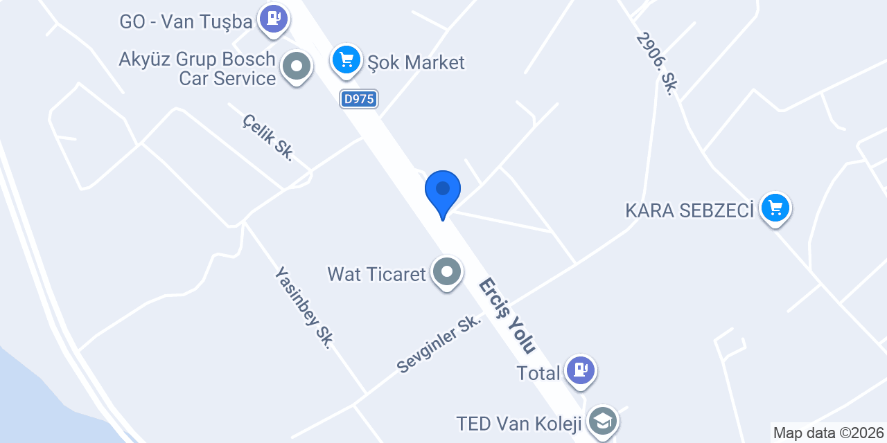 Van Laundry Endüstriyel konumu