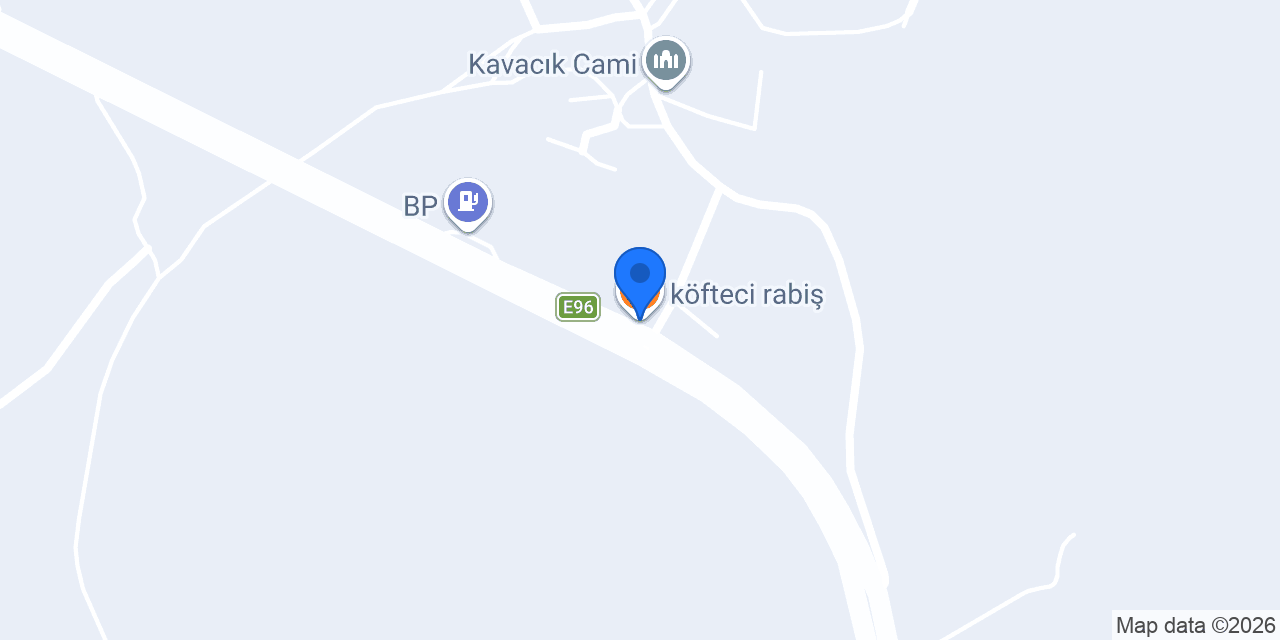 köfteci rabiş konumu