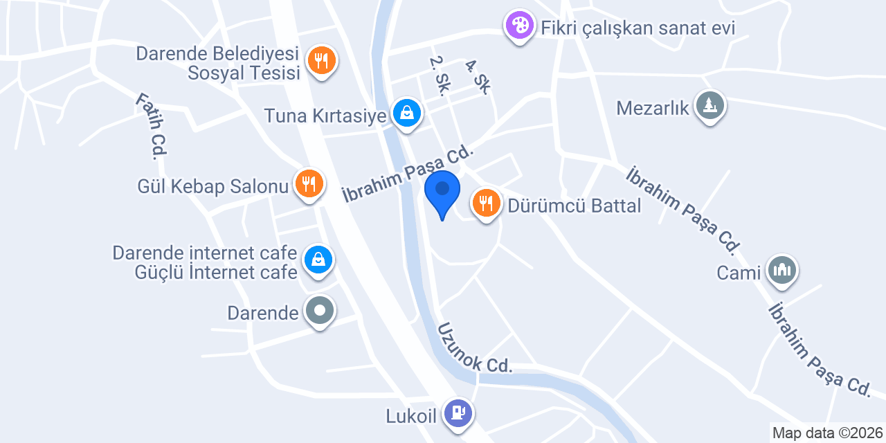 Halkbank Darende Şubesi konumu