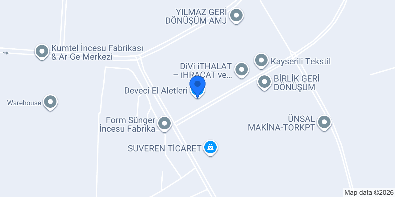 Deveci El Aletleri konumu