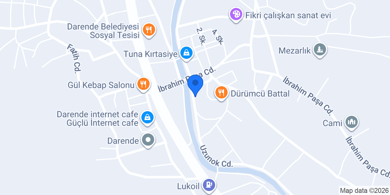 Zara İnternet Kafe konumu