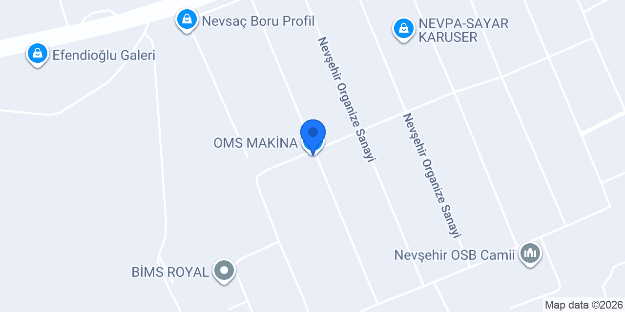 OMS MAKİNA konumu