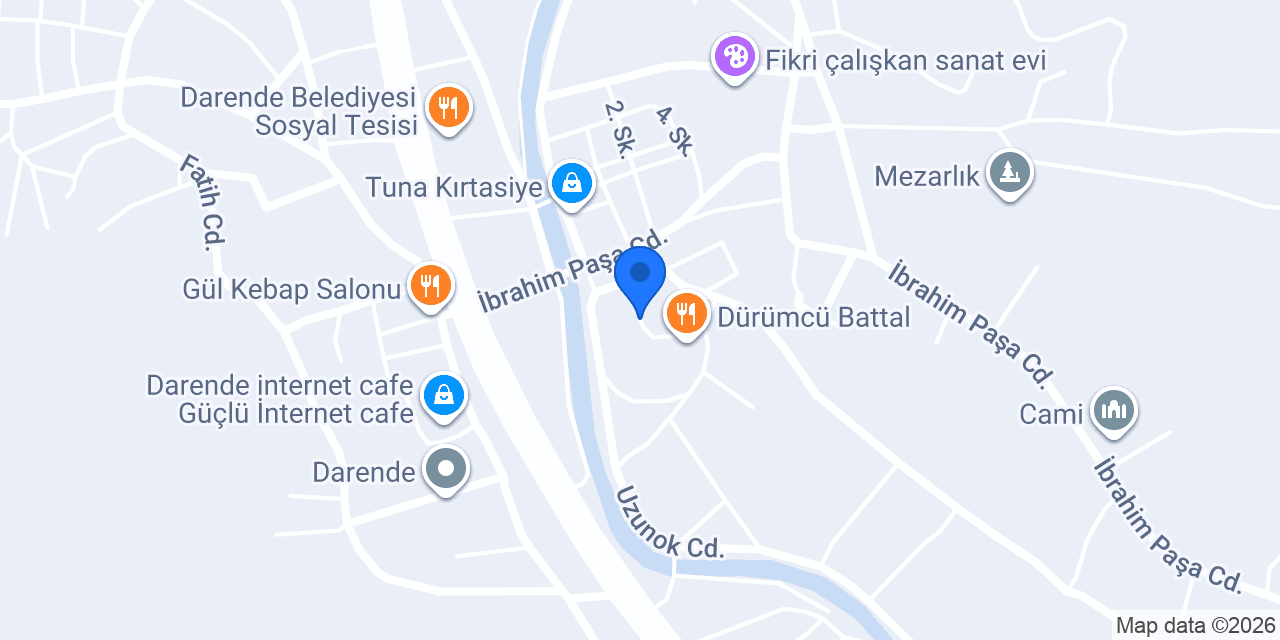 ÖZBAYLAR ET LOKANTASI konumu