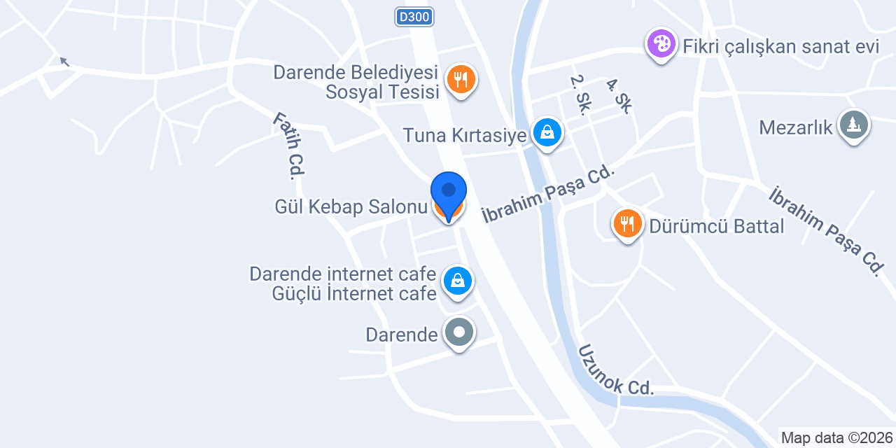 Gül Kebap Salonu konumu