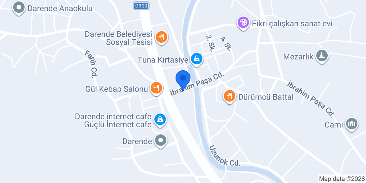 Kösem kahvaltı cafe konumu