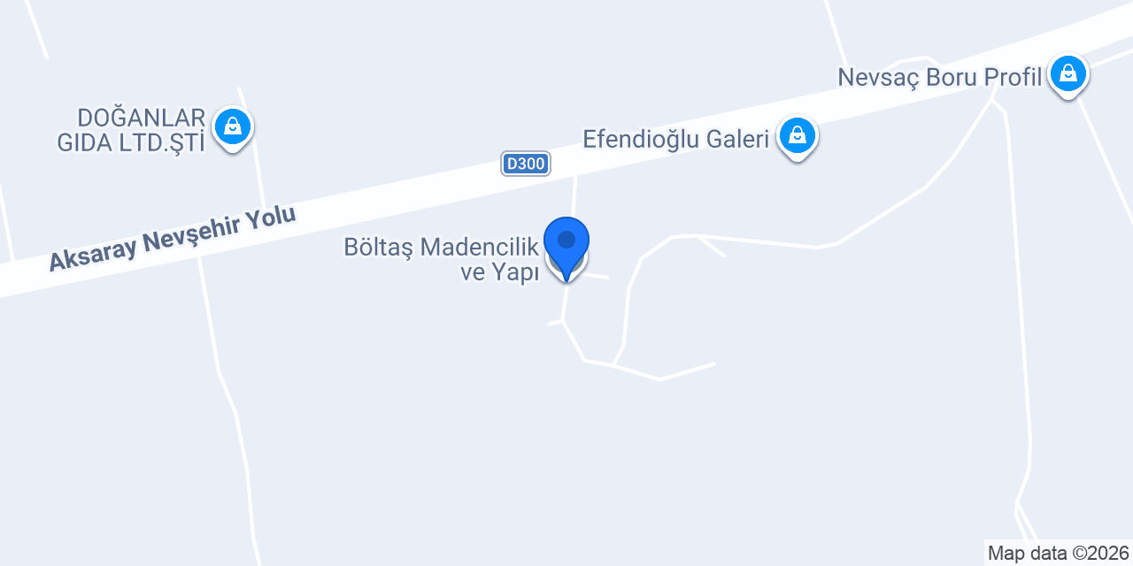 Böltaş Madencilik ve Yapı konumu