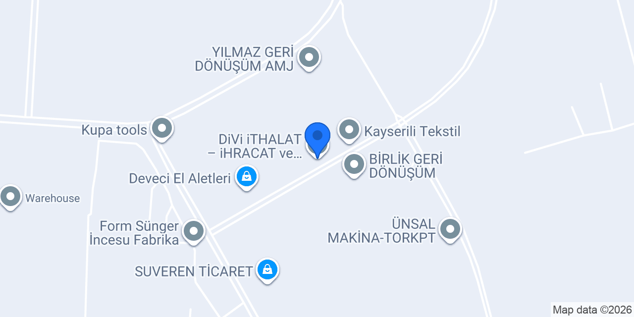 DiVi iTHALAT – iHRACAT ve DANIŞMANLIK LTD konumu