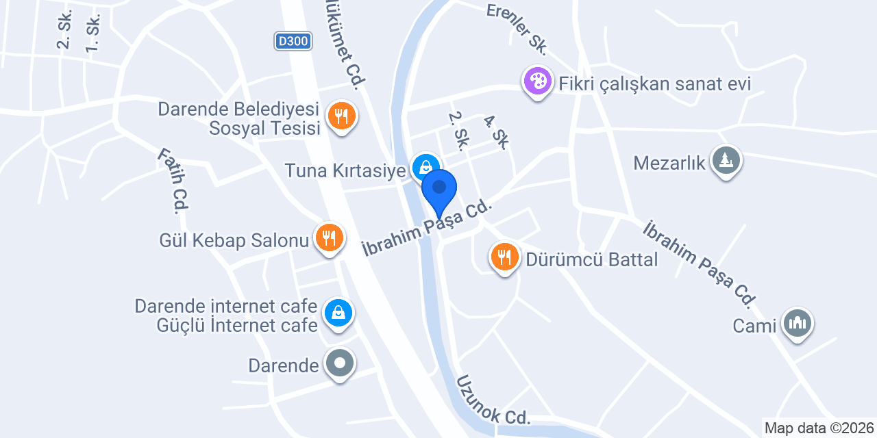 Lider Bisiklet Darende konumu