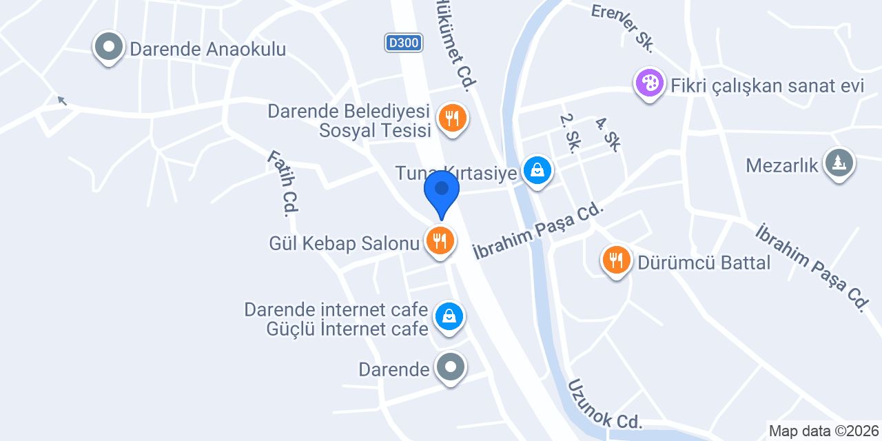 Öz Üçler Otomotiv konumu