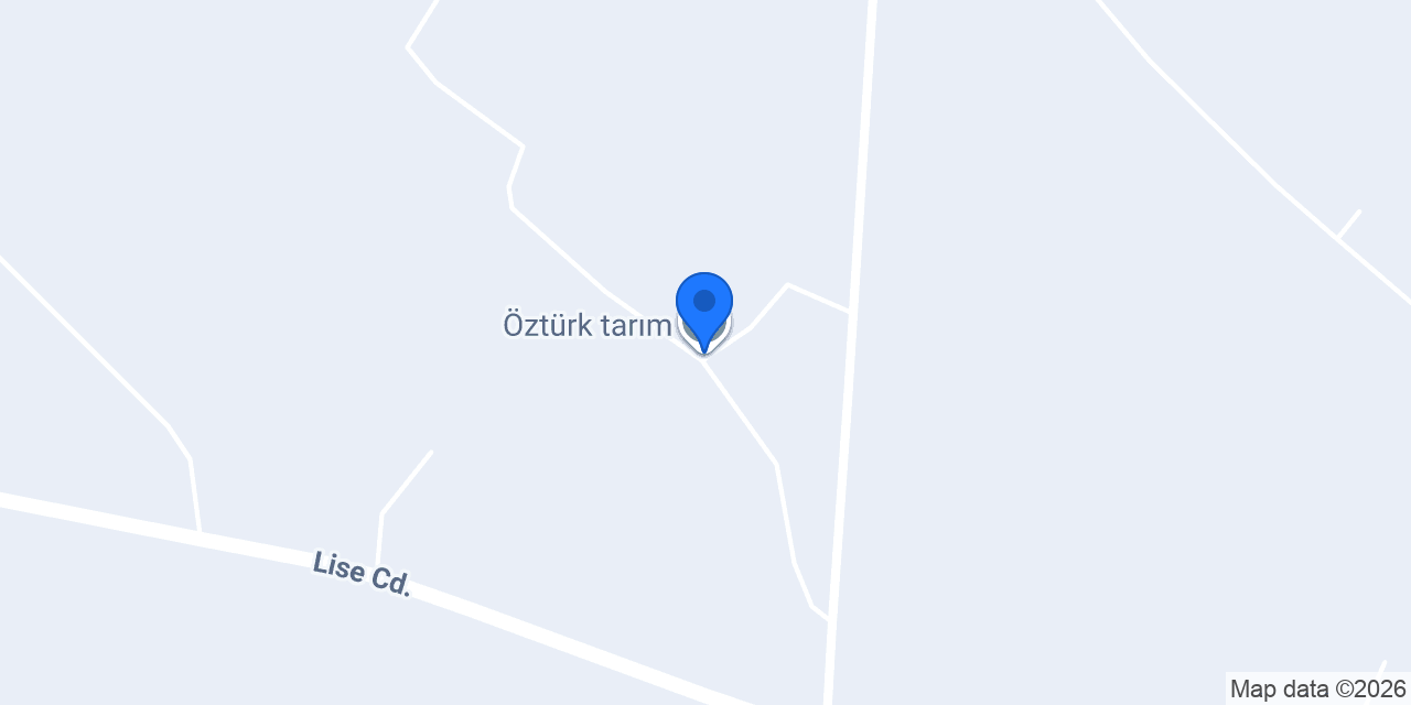 Öztürk tarım konumu