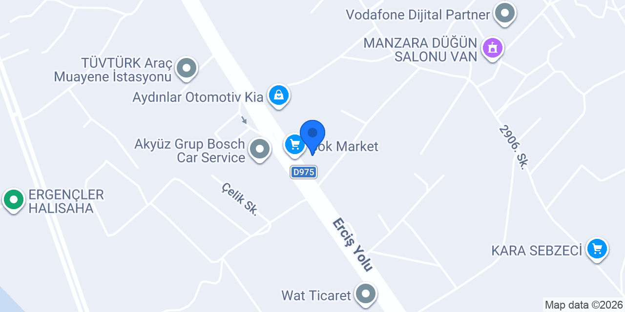 Terzioğlu Çatı Market konumu