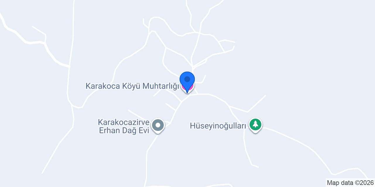 Karakoca Köyü Muhtarlığı konumu