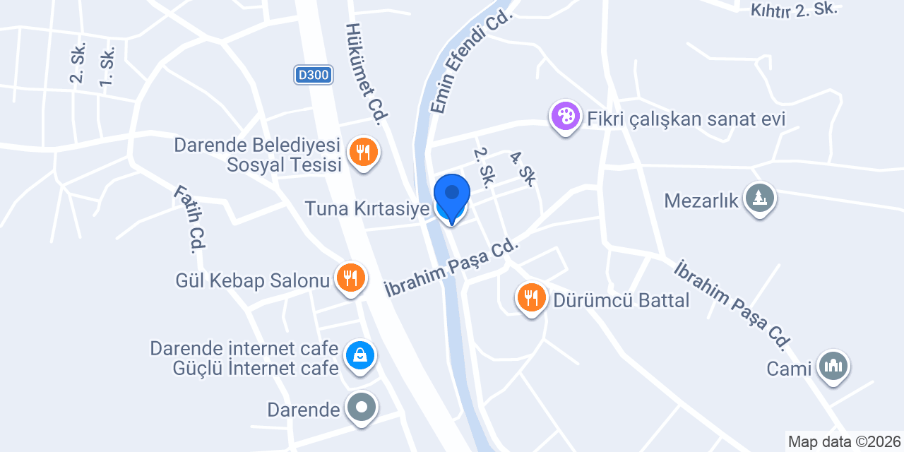 Tuna Kırtasiye konumu