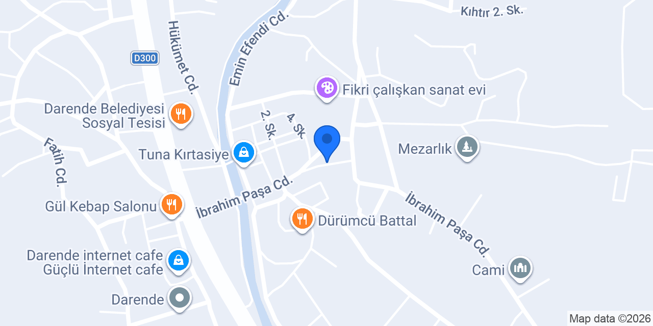 KAHRAMANLAR YAPI MARKET VE DEKORASYON konumu