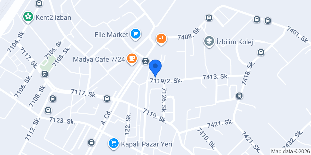 Dolunay Çiçekçilik konumu
