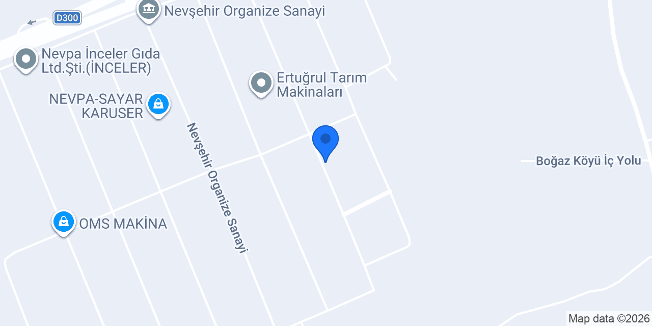 Neksan Mekanik konumu