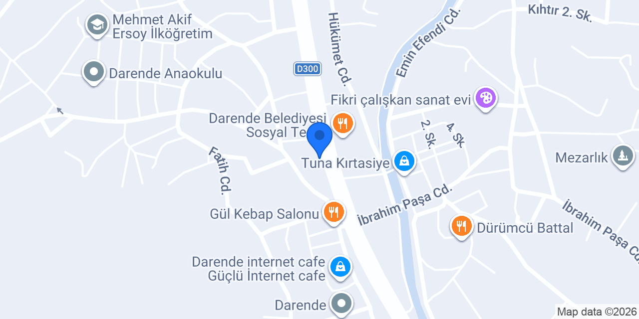 YENİCELİ KAMİL TURİZM konumu