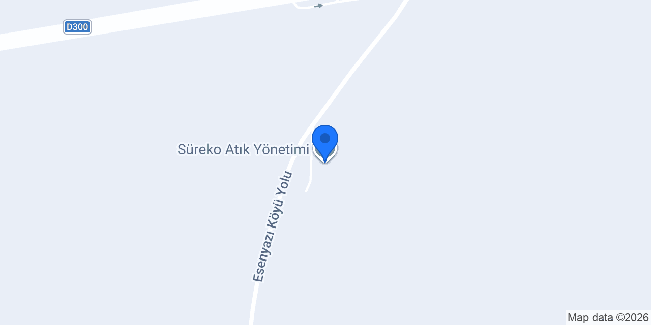 Süreko Atık Yönetimi konumu