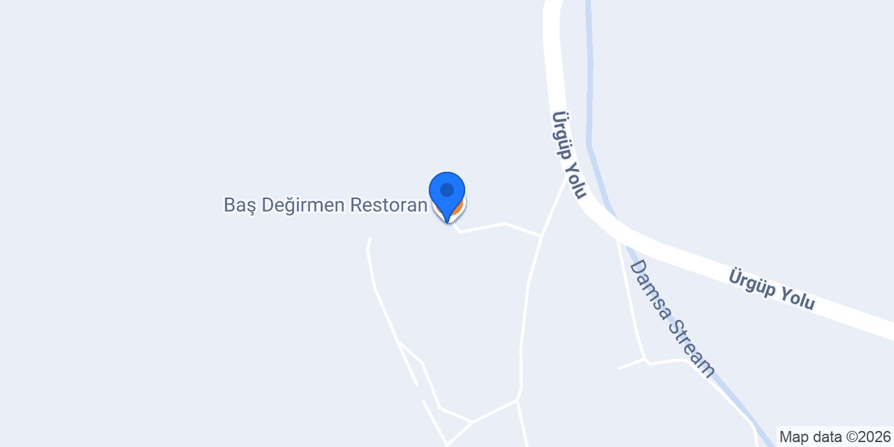 Baş Değirmen Restoran konumu