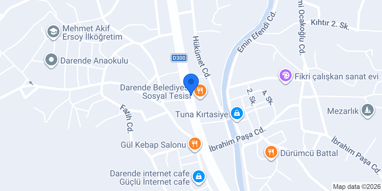 Oses Çiğ Köfte konumu