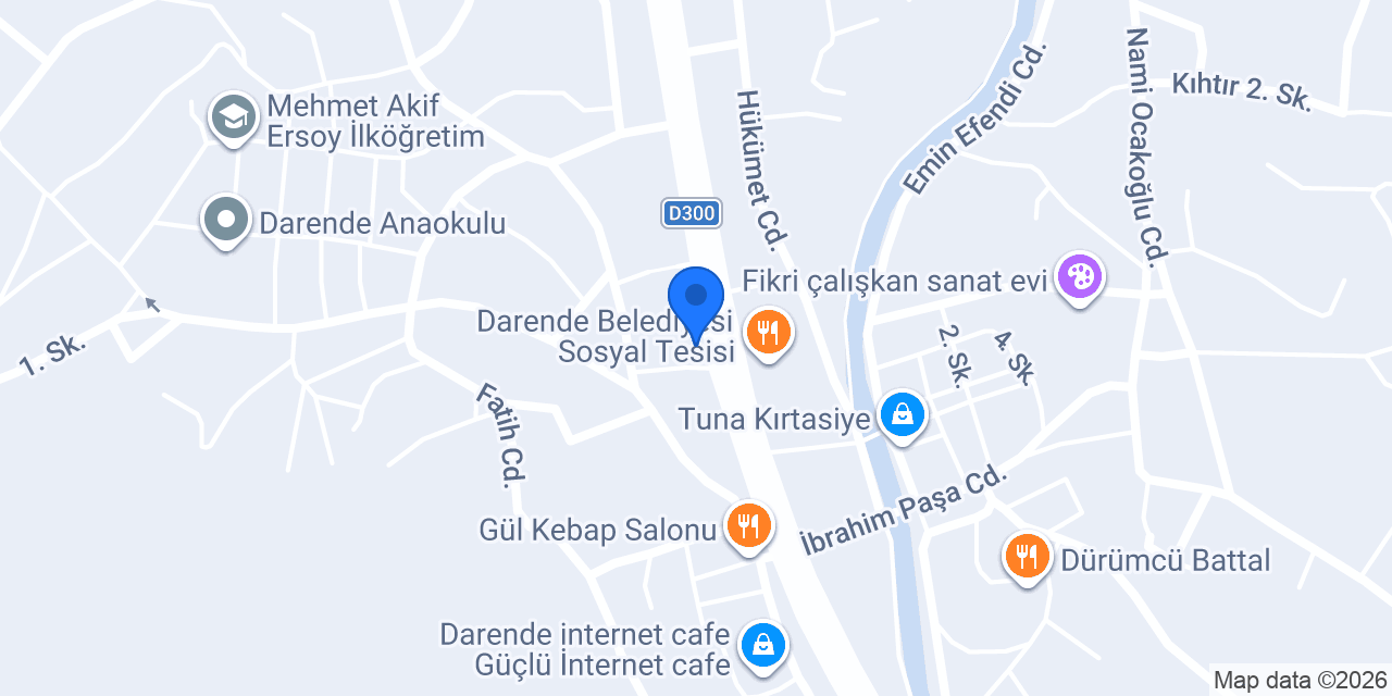 SÜVARİ İkizler AVM konumu