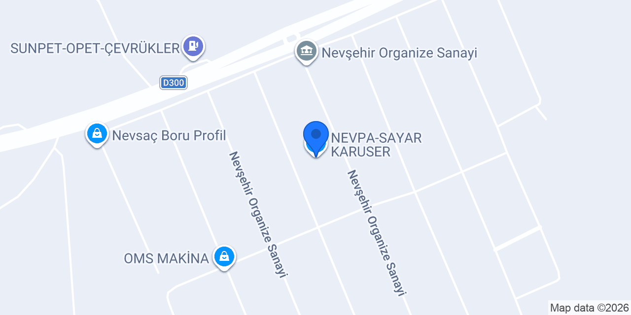 NEVPA-SAYAR KARUSER konumu
