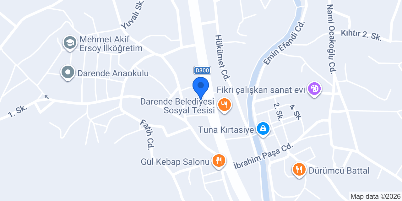 Ataş Optik Lens konumu