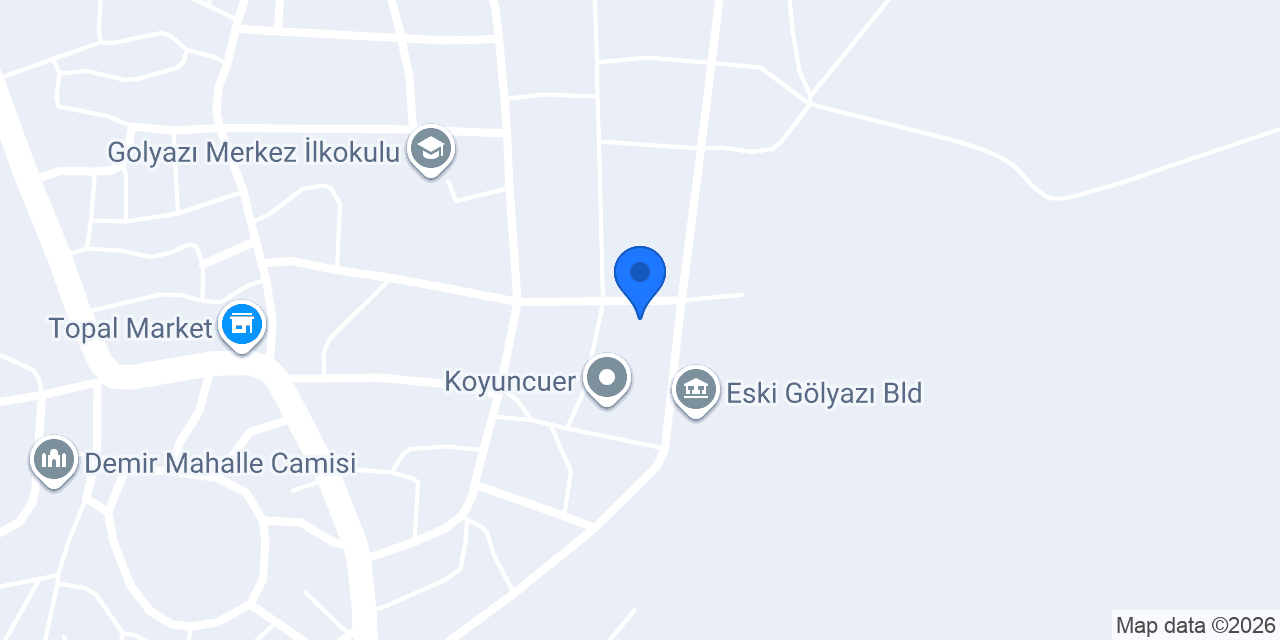 Gölyazı Belediyesi konumu